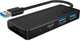 USB Hub Icy Box IB-HUB1423CR-U3 Black (4250078171317) - obraz 1