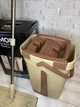 Набор для уборки швабра с ведром Scratch Cleaning Mop складная ручка автоматический отжим 10 л Коричневая - изображение 5