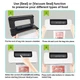 Вакууматор BioloMix Vacuum Sealer W300 для профессионального качества и свежести продуктов (Белый) - изображение 4
