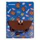 Папка з 20 файлами з кишенею YES Line Friends. Brown A4 (492109) - изображение 1