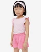 Шорти H&M ДД011898 (11687567) колір рожевий 140 - зображення 3
