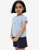 Шорти H&M ДД011900 (11687567) колір синій 134 - изображение 3