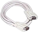 Kabel Logo KM03012NQL Video VGA D-Sub - VGA D-Sub M/M 3 m Szary (8590274241268) - obraz 2