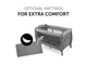 Дитячий манеж Sleep N Play, Hauck (Nordic Grey), 60066-5 - зображення 7