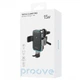 Держатель телефона с Беспроводной Зарядкой Proove Triple Clamp Pro 15W metal gray - изображение 2