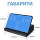 Мультизарядна док-станція з потрійною панеллю для бездротової зарядки + 6 USB портів Addap MCS-819, 100W - зображення 4