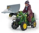 Екскаватор на педалі та накачаними колесами Rolly Toys Rolly Farmtrac John Deere (710126) - зображення 10