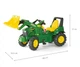 Екскаватор на педалі та накачаними колесами Rolly Toys Rolly Farmtrac John Deere (710126) - зображення 11