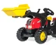 Екскаватор на педалі і причепом Rolly Toys Rolly Kid, червоний (023127) - зображення 5
