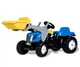 Екскаватор на педалі і причепом Rolly Toys Rolly Kid New Holland Agriculture (023929) - зображення 2
