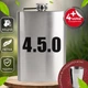 Подарочный набор фляга для алкоголя с рюмками 4 шт VexShop 9oz набор для мужчин Фляга с рюмками 270 мл (12776655) - изображение 1