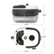 Пароочисник для прибирання будинку 1500 Вт з насадками, пристрій для дезінфекції 220 В + аксесуари, 900 мл, білий "P" (87210445) - зображення 7