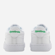 Чоловічі кеди низькі Reebok Club C White Green AR0456 44.5 Білі (4056561016642) - зображення 4