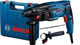 Набір Перфоратор мережевий Bosch Professional GBH 220, 720 Вт, 2дж, 4800 уд.хв, валіза (06112A6020) + Акумуляторна безщіткова кутова шліфувальна машина Bosch Professional GWS 180 + 1 акумуляторна батарея 4 Амп.год GBA 18V, зарядний пристрій GAL 18V-40 - зображення 2