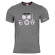 Футболка Pentagon AGERON GAS MASK K09012-GM Large, Wolf-Grey (Сірий) - изображение 2