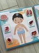 Развивающая книга игрушка на липучках Мое тело - изображение 2