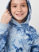 Детское худи для девочки Nike Nsw Club Ft Hdy Wash Aop FN8737-440 128-137 см Голубое (196974721574) - изображение 4