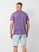 Футболка хлопковая длинная мужская H&M 0685816_фиол L Фиолетовая (KAY2000001506639) - изображение 2