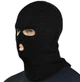Балаклава на 3 отверстия универсальная One Size, шапка - балаклава унисекс Черный - изображение 1