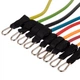 Еспандер Resistance Band багатофункціональний 9 джгутів Zelart (9 есп, кріп.на двері, 2 рукоятки, 2 лямки) (DT-1002) - зображення 5