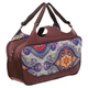 Сумка для йоги Yoga bag KINDFOLK (розмір 19х50х33см, поліестер, бавовна, темно-синій-фіолетовий) (FI-8366-4) - изображение 4