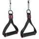 Ручки для эспандера и тренажера 2шт 32см 330г FIT HANDLES EZOUS черный-фиолетовый F-06-E - изображение 4