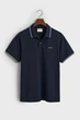 Чоловіче темно-синє поло TIPPING SS PIQUE POLO Gant XXL 2062034 - изображение 5