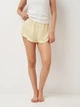 Пижамные шорты женские H&M 1154185 M Желтые (KAY2000001518397) - изображение 1