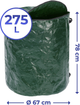 Садовая сумка Maximex на молнии с крышкой и 2 ручками 275 л (4008838230800) - изображение 5
