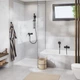 Cмеситель для ванны однорычажный с коротким изливом GROHE Cubeo черный латунь 1018132430 - изображение 2