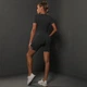 Женский костюм для фитнеса Whatiwear с утяжкой и эффектом Push Up (Пуш Ап) черный M (1385-black-M) - изображение 2