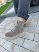Женские демисезонные ботинки ShoesBand Замшевые цвета латте внутри байка 41 (26,5 см) (S55841-5д) - изображение 2