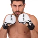 Перчатки для смешанных единоборств Zelart 3393 размер L White-Black - изображение 5