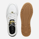 Sneakersy męskie skórzane Puma Court Classic Lux 395019-06 41 (7.5UK) Białe (4067979658621) - obraz 4