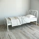 Ліжко Tobi Sho RELAX-1 односпальне металеве для дачі, готелів 200X80 Білий - зображення 3