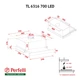 Вытяжка телескопическая Perfelli TL 6316 WH 700 LED - изображение 12