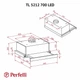 Витяжка телескопічна Perfelli TL 5212 BL 700 LED - зображення 12