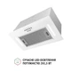 Вытяжка полновстраиваемая Perfelli BI 5684 WH 1000 LED - изображение 3