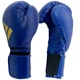 Боксерские перчатки Adidas Speed 50 (ADISBG50) Blue/Gold 10 унций - изображение 2