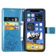Чохол Clover для Iphone 11 Pro Max книжка з візерунком шкіра PU блакитний Без бренду - зображення 5