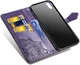 Чехол Vintage для IPhone XR книжка с узором кожа PU фиолетовый - изображение 3