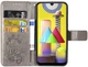 Чехол Clover для Samsung Galaxy M31 / M315 книжка с узором кожа PU серый - изображение 5