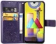 Чохол Clover для Samsung Galaxy M31 / M315 книжка з візерунком шкіра PU фіолетовий Без бренду - зображення 4