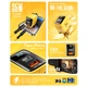 Зарядное устройство Asometech 35W GaN PD 3.0 QC 3.0 Type-C USB Жёлтый (1014-531-00) - изображение 5