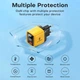Зарядное устройство Asometech 35W GaN PD 3.0 QC 3.0 Type-C USB Жёлтый (1014-531-00) - изображение 7