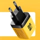 Зарядное устройство Asometech 35W GaN PD 3.0 QC 3.0 Type-C USB Жёлтый (1014-531-00) - изображение 14
