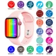 Розумні Фітнес-годинник Smart Watch W26, Голосовий виклик, Температура тіла, Тонометр, Пульсометр, Шагометр, Оксиметром,рожевий (SW-438657) - зображення 2
