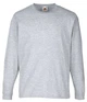 Футболка с длинным рукавом детская Fruit of the Loom Valueweight Long Sleeve T Kids 104 см Серый (061007094104) - изображение 1