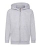 Кофта десткая Fruit of the Loom Classic hooded sweat jacket kids 116 см Серый (062045094116) - изображение 1