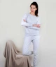 Спортивный костюм Fruit of the Loom Lightweight raglan sweat lady-fit XS 94/94 Серо-Лиловый / Серо-Лиловый (062146094/064046094XS) - изображение 2